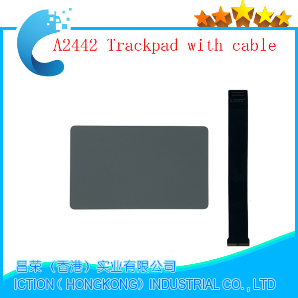New Late 2021 Space Gray A2442 Trackpad Touchpad with Cable For Macbook Pro 14.2" M1 Pro/Max A2442