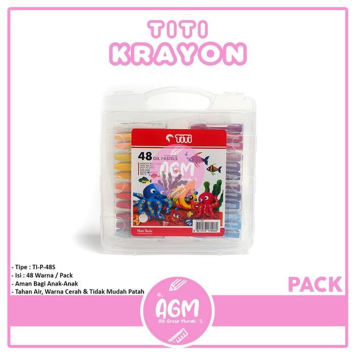 

Krayon Titi 48 Warna / Crayon Oil Pastel