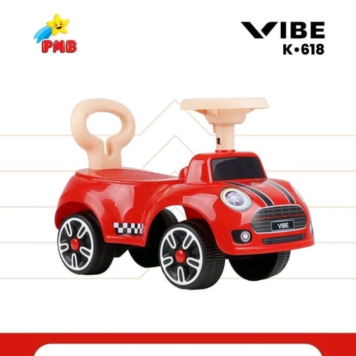 Tolocar Mobil Mobilan Anak Kayuh Pmb K618 K 618 Vibe Mini Coper/K620