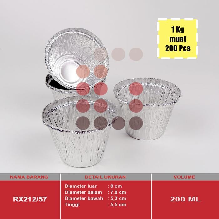 alumunium foil cup RX 212 zuppa soup