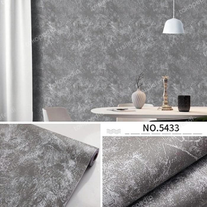 Home Wallpaper Sticker Dinding Semen Abu Abstrak - Semen Acian