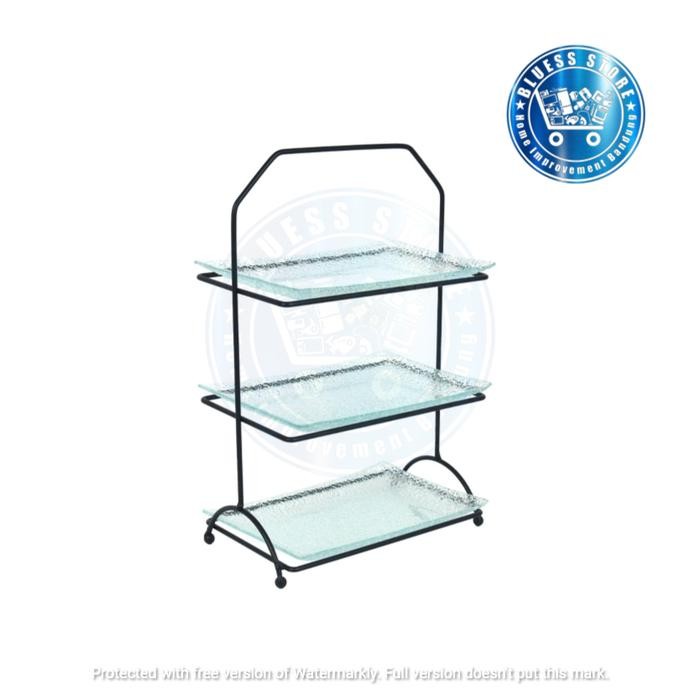 Appetite Caro Wadah Saji 3 Tingkat Tempat Saji Makanan Tempat Saji Kue