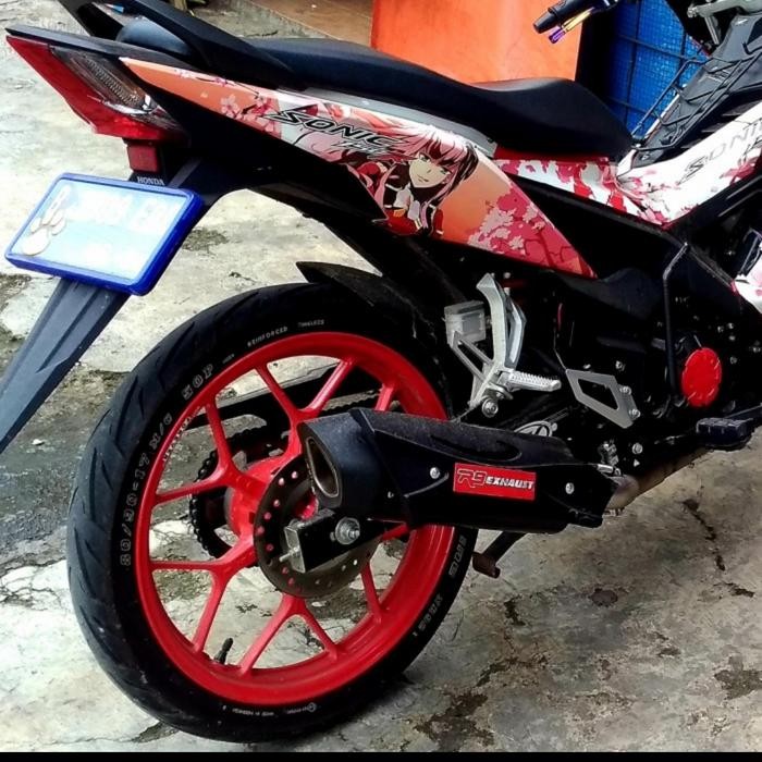 Knalpot R9 Misano Mx King, Jupiter Mx, Sonic, Supra Gtr, Satria Fu