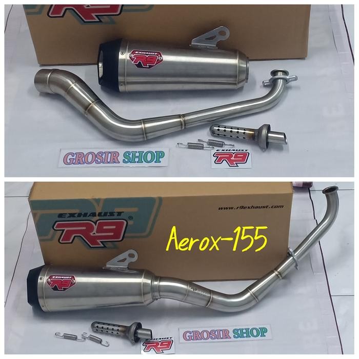 Knalpot R9 New Alpha Aerox 155 R9 New Alpha Series Yamaha Aerox 155