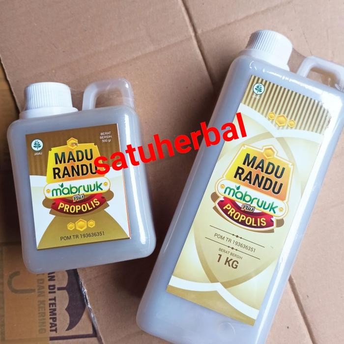

Sale Kemasan 500 Gram : Madu Murni Asli Randu Propolis Mabruuk