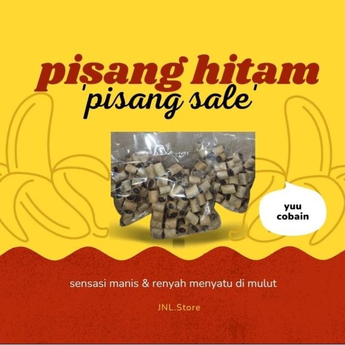 Sale Pisang/pisang Hitam/manis Dan Renyah/cemilan Khas Bandung/kemasan 200 Gram/JNL.Store