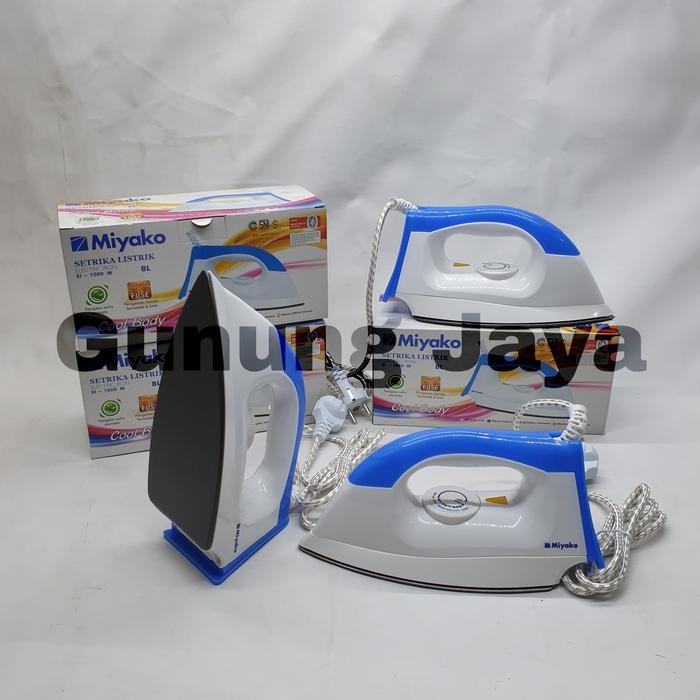 Setrika Miyako El 1000 M / Setrika Baju / Gosokan Baju