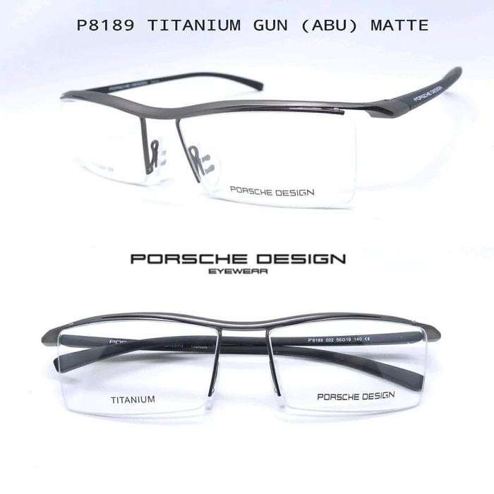 Frame Kacamata Pria Photocromic Sporty Porsche Senur Gantung Minus