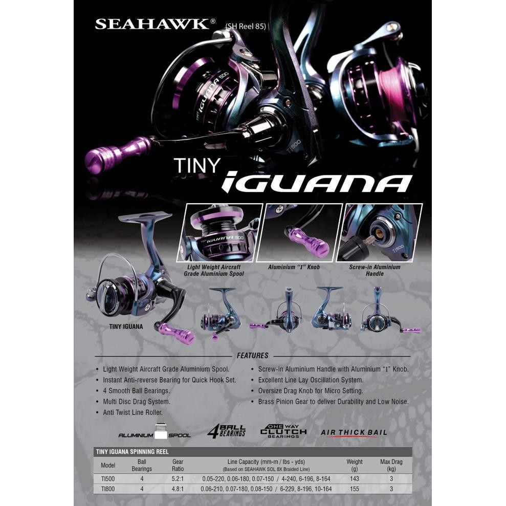 Reel SEAHAWK TINY IGUANA 800