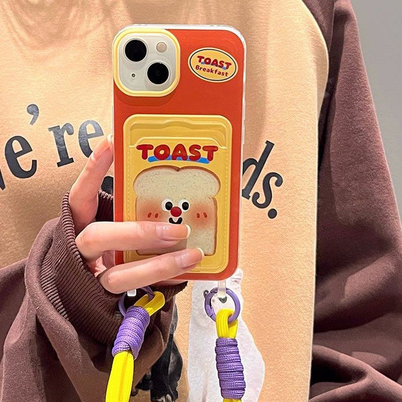 Luar Negeri Lucu Ilustrasi Card Holder Case Hp OPPO Reno 14 pro Reno 13F 13 5G A60 A16 A74 A16K 8 Pr