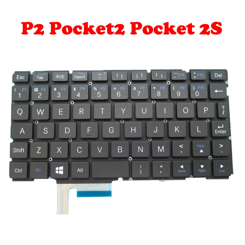 Laptop Mini UMPC Keyboard For GPD P2 POCKET 2 V1730KPCS1 V1730KPCS1-US-00R000 English NO Frame New