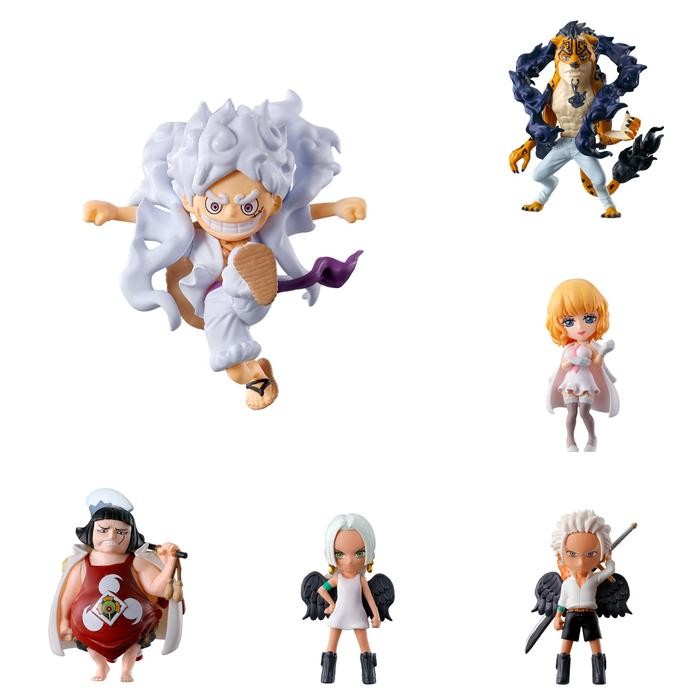ONE PIECE devil Fruit wanpi no mi 19 Sea Battle bandai gashapon gacha capsule toy figure - set 6 len