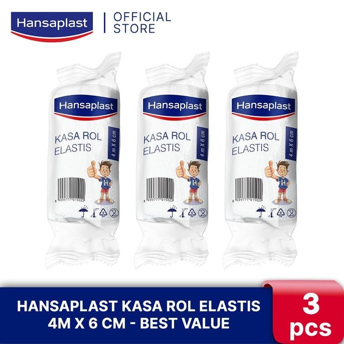 HANSAPLAST Perban Steril Kasa Roll Elastis isi 1 P3K Kain Kasa - Best Value *