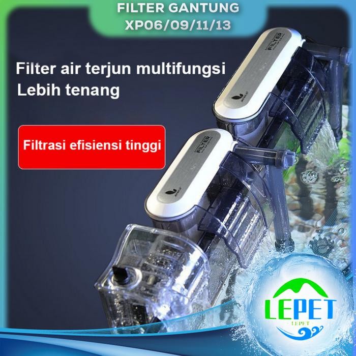 LEPET FILTER GANTUNG AKUARIUM AQUASCAPE XP06/09/11/13