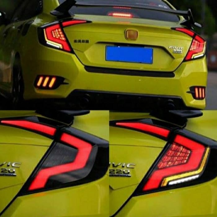 Berkualitas Stoplamp Civic Turbo 2016 - 2020 Ceremonial - Sein Running