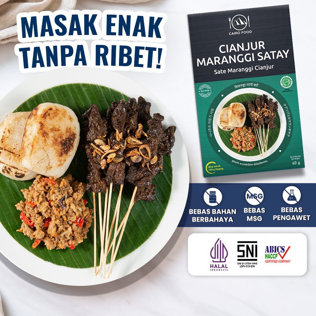 

Bumbu Sate Maranggi Cianjur Tanpa Garam & Gula Sehat - Cairo Food