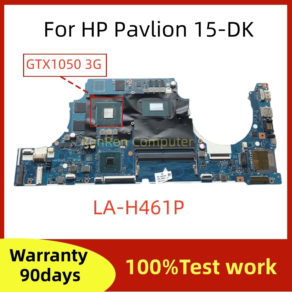 FPC52 LA-H461P Mainboard For HP Pavlion 15-DK TPN-C141 Laptop Motherboard I5-9300H I7-9750H CPU GTX1