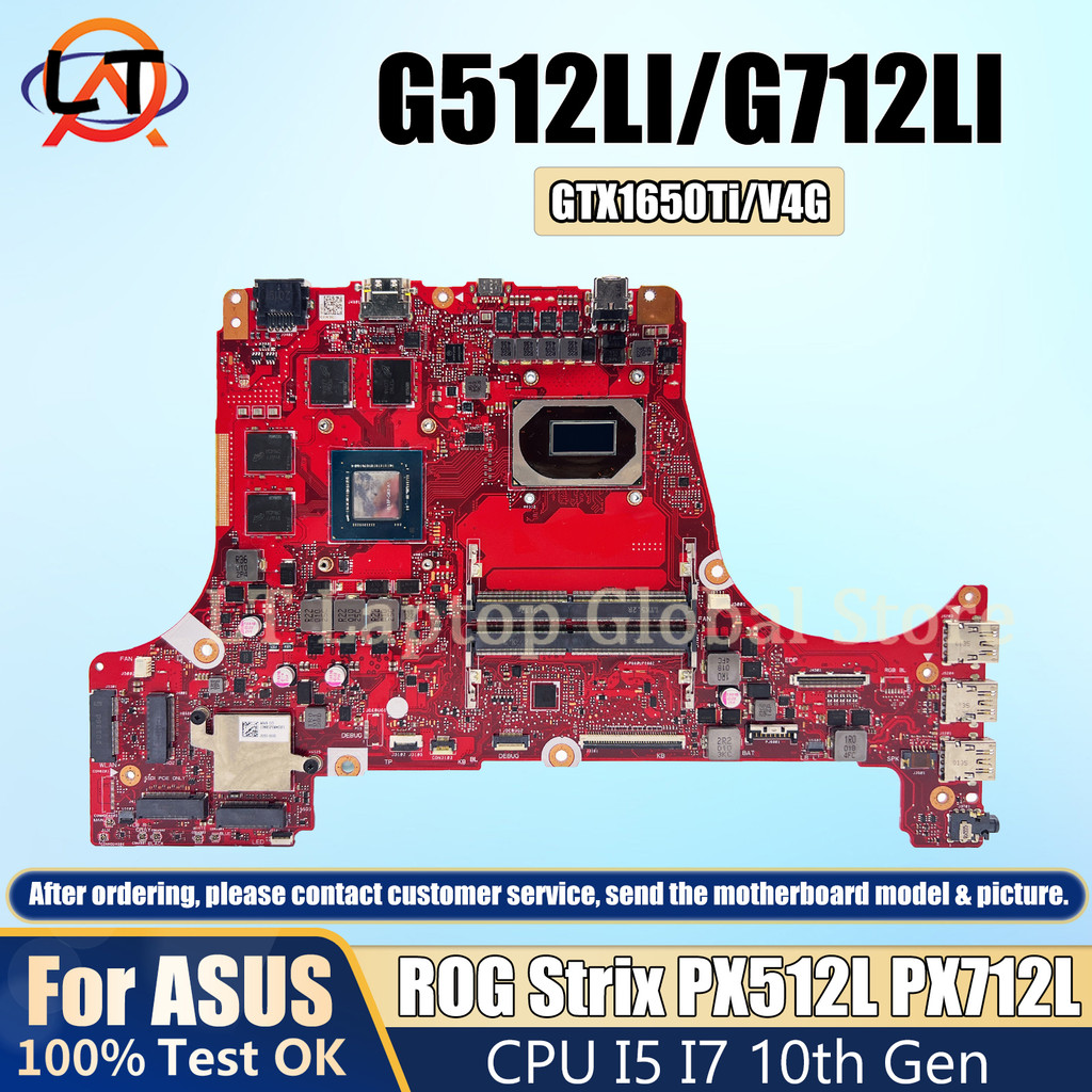 G512LI G712LI Notebook Mainboard For ASUS ROG Strix G512L G512LH PX512L Laptop Motherboard CPU I5 I7