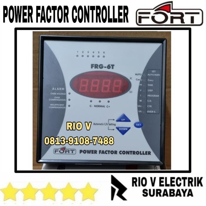 Power Factor Regulator 6 steps PFR / Power Factor controller FRG-6T