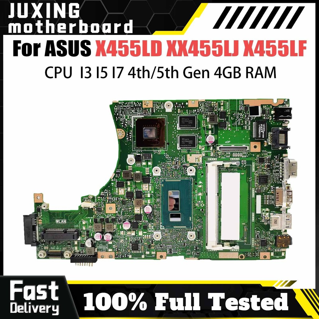 X455LJ Mainboard For ASUS X455LF X455LD X455L A455L X454L W409L F454L W419L Y483L Laptop Motherboard