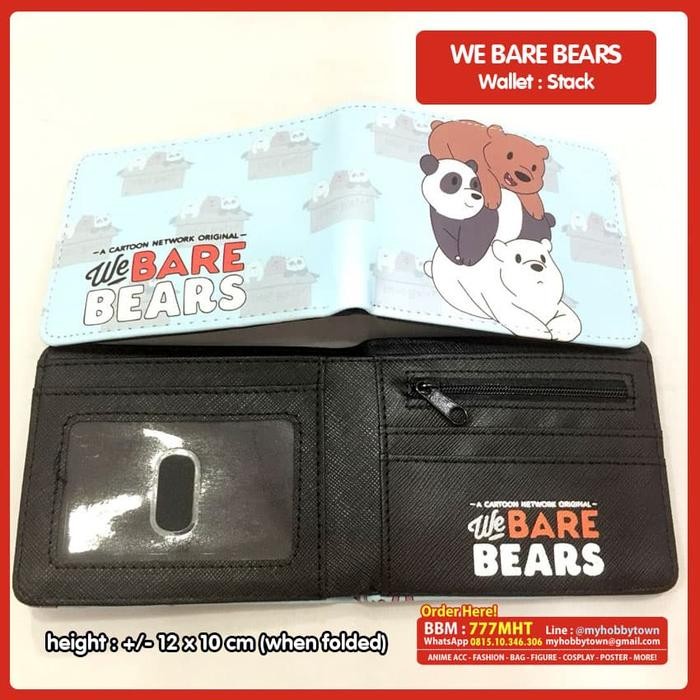 Terlaris Dompet Kartun We Bare Bears : Stack