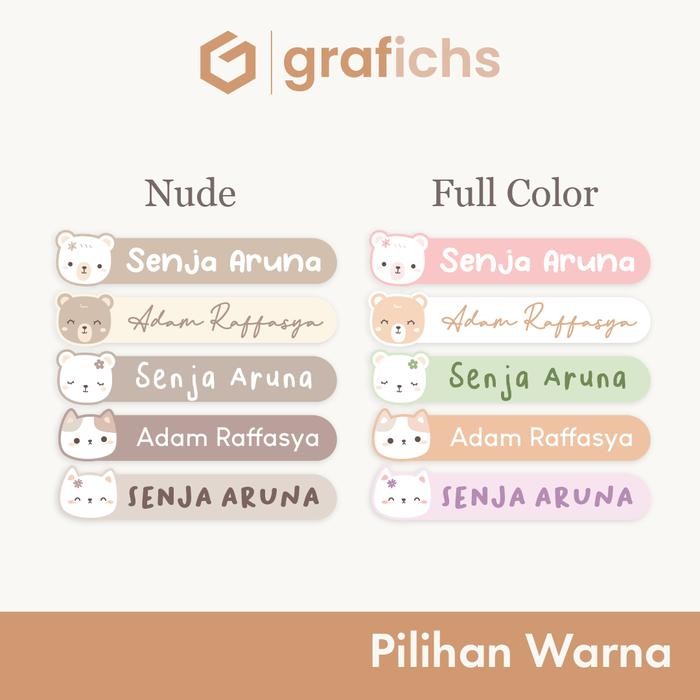 

ASLI [90 pcs] Stiker a Alat Tulis Sekolah GISS11-15 Grafichs READY STOCK