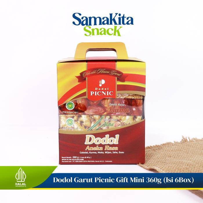 

ASLI Dodol Garut Asli Berkualitas Makanan Khas Garut - PICNIC Dodol Special Gift Mini Aneka Rasa
