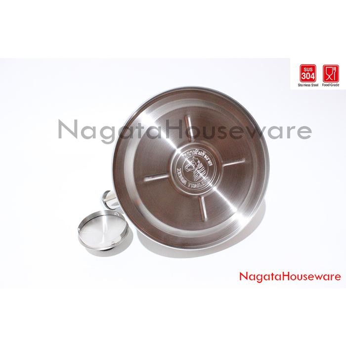 Ceret Teko Siul bunyi Stainless Steel Whistling Kettle 3L Zebra 192131 masih ready