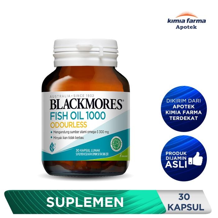 Blackmores Omega Daily Odourless 30 Kapsul / Suplemen Kesehatan / Kimia Farma