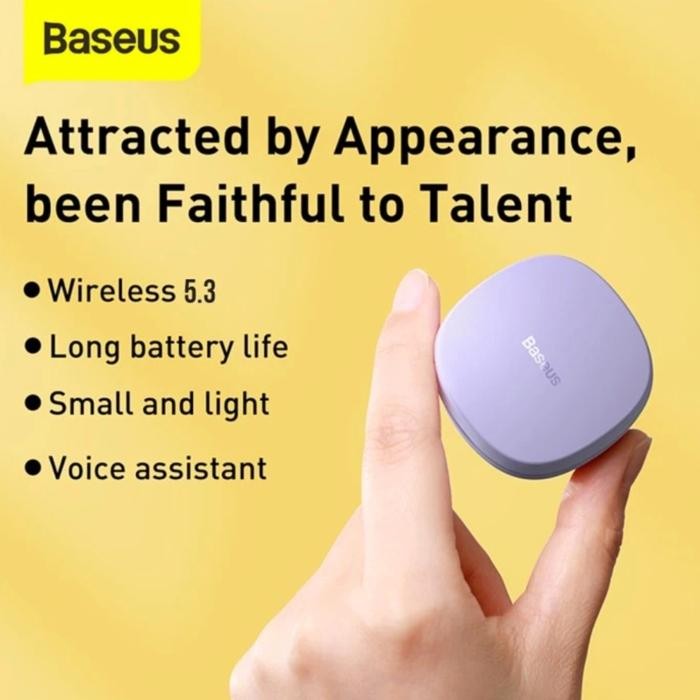 BASEUS BOWIE WM01 TWS True Wireless Earphone Headset Bluetooth Baseus WM01 Garansi Resmi