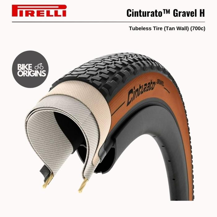 Ban Sepeda Pirelli Cinturato Gravel H Classic Hard Terrain Tire Gravel Tubeless