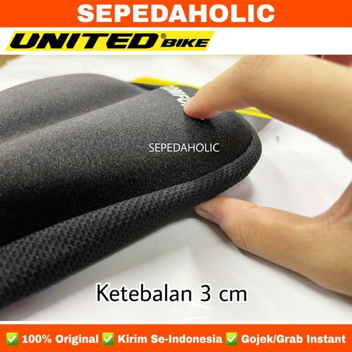 Cover Sarung Jok Sadel Sepeda United Sc 18 Saddle Comfort Gel Premium Empuk