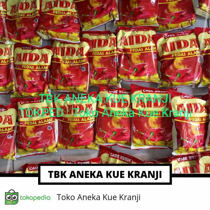 

Cabai Bubuk merek Aida 500 gr x 30 pcs / Cabe Bubuk 1 dus