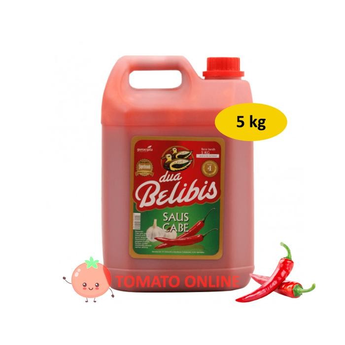

Sambal Saus Cabe Dua Belibis Jerigen Dirigen Galon 5 kg / 5kg