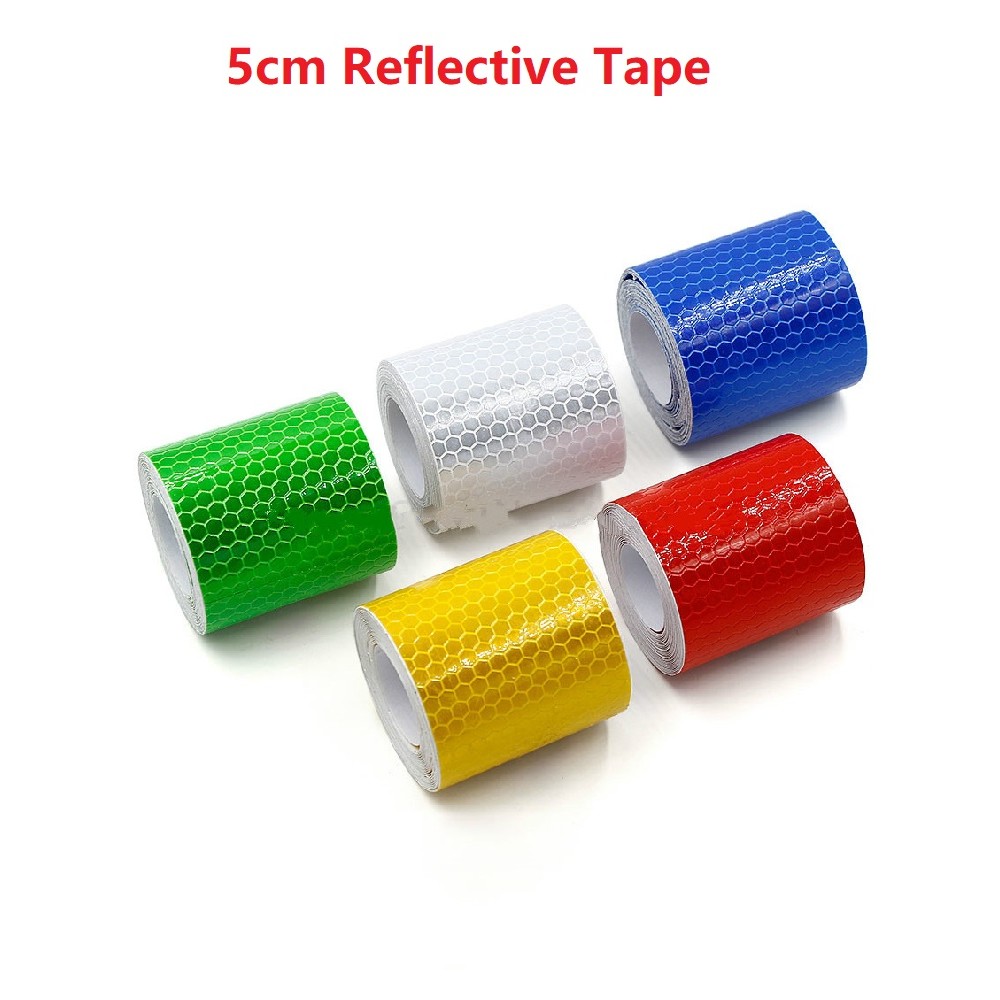 

Multicolor Self-adhesive PVC Reflective Tape High Visibility Red Luminous Warning Tape For Van Car