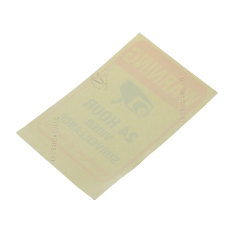 

10pcs/lot Waterproof PVC CCTV Video Surveillance Security Sticker Warning Signs