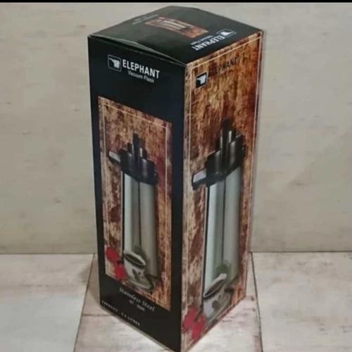 termos air panas elephant 2,5liter/termos pencet airport pompa elephant Kaca Stainless