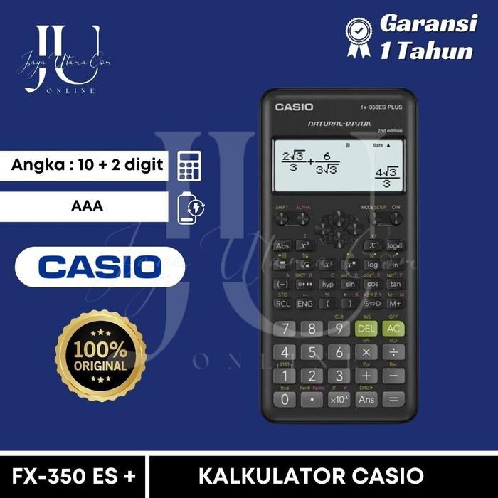 

kalkulator casio fx 350 es plus original kode 529
