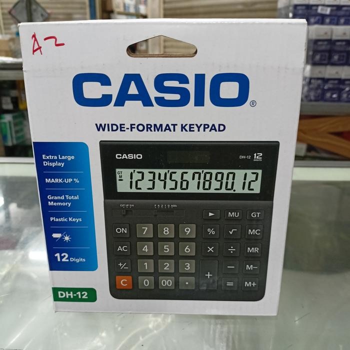

calculator casio dh-12 kode 687