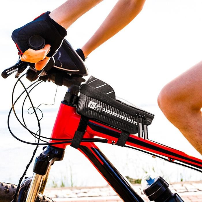 Tas Holder Smartphone Phone Bag Sepeda Gunung Roadbike Waterproof