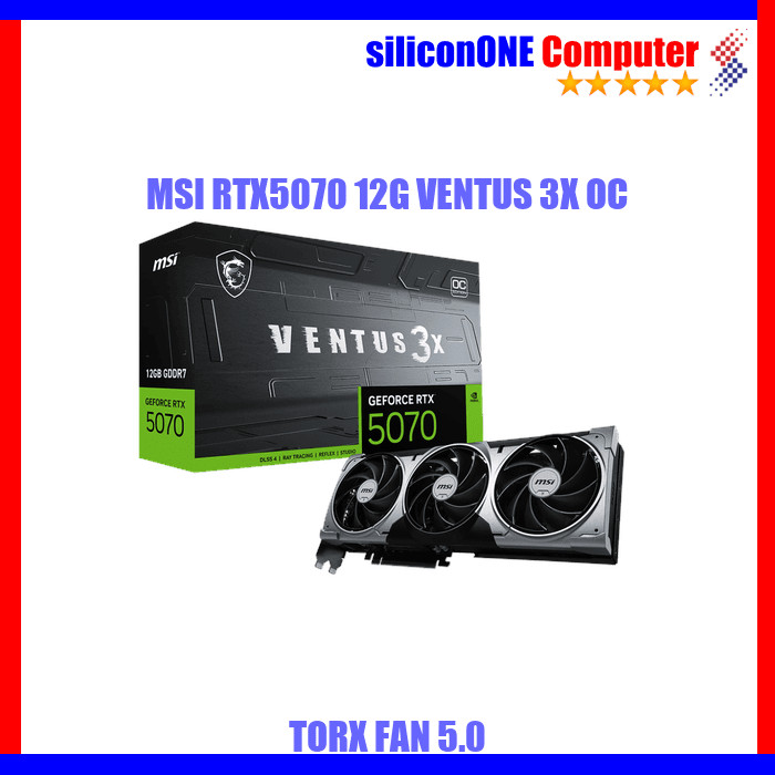 MSI RTX5070 12G VENTUS 3X OC