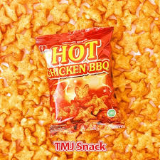 

snack enak HOT CHICKEN BBQ PACK 20PCS MEREK TMJ jajan murah