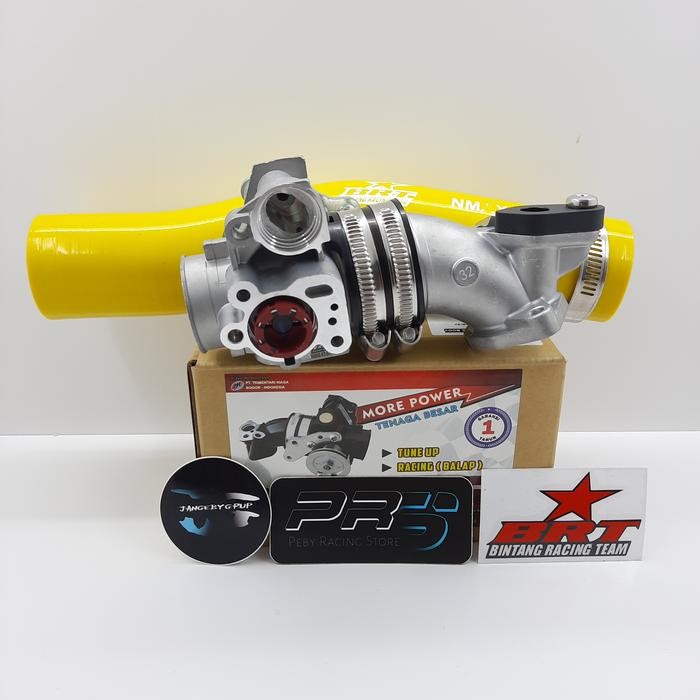 Throttle Body TB BRT Nmax Old 2015 - 2019 DOUBLE INJKETOR Peby Racing