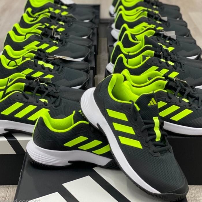 PROMO Sepatu Tenis Adidas Game Court BLACK / Sepatu Adidas Game Court