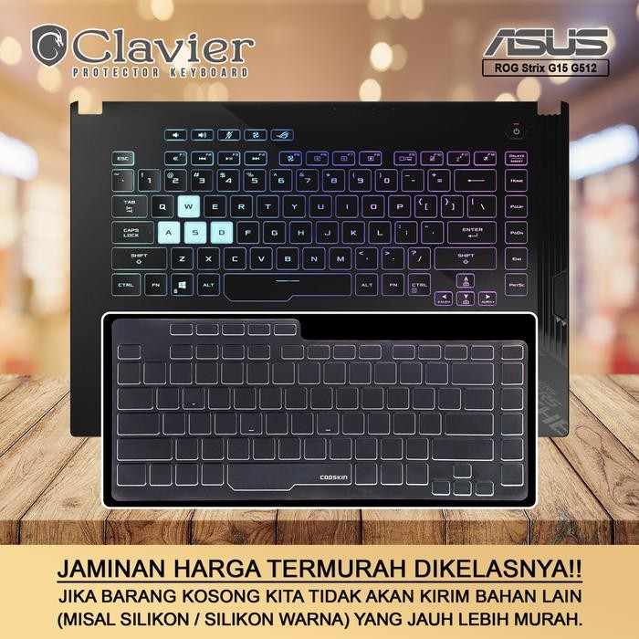 Keyboard Protector Cover Asus ROG G512 G512L G512LI G512LU G512LV Coos