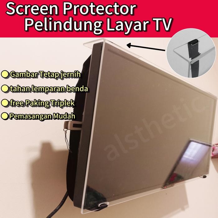 Pelindung Layar TV 50 inch Cover TV Screen Protector Screen guard