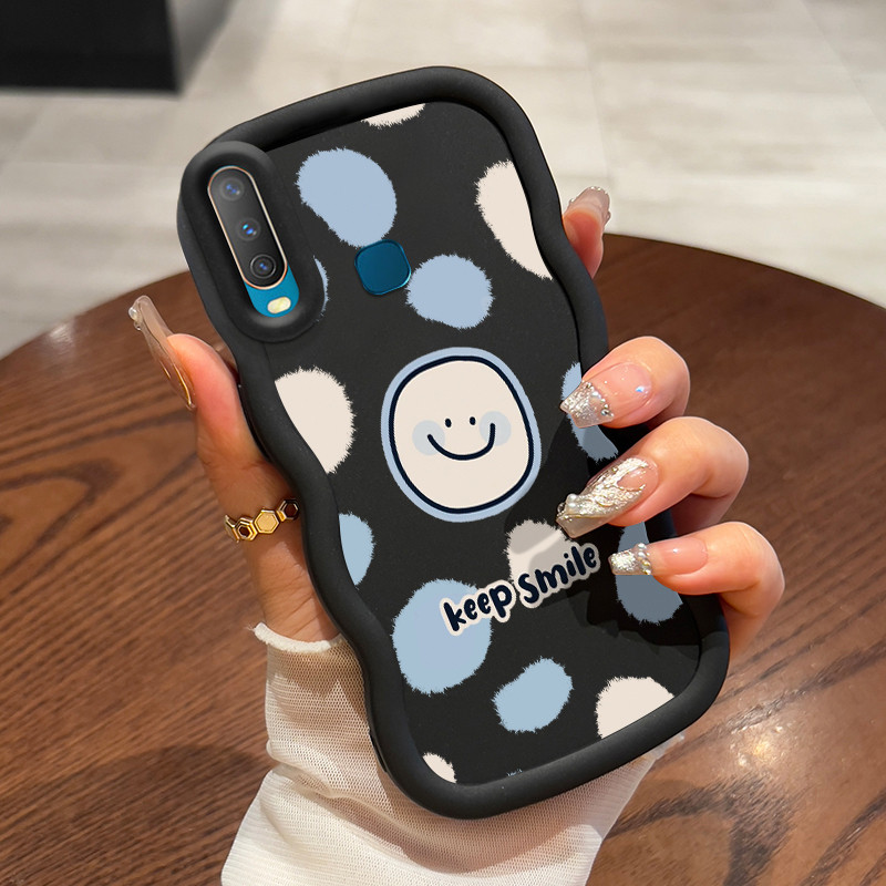 Casing Untuk VIVO Y12 Y12i Y15 Y17 Y3 Y3s 2020 Case Casing Emoji tas HP Cesing pelindung Silikon Sof