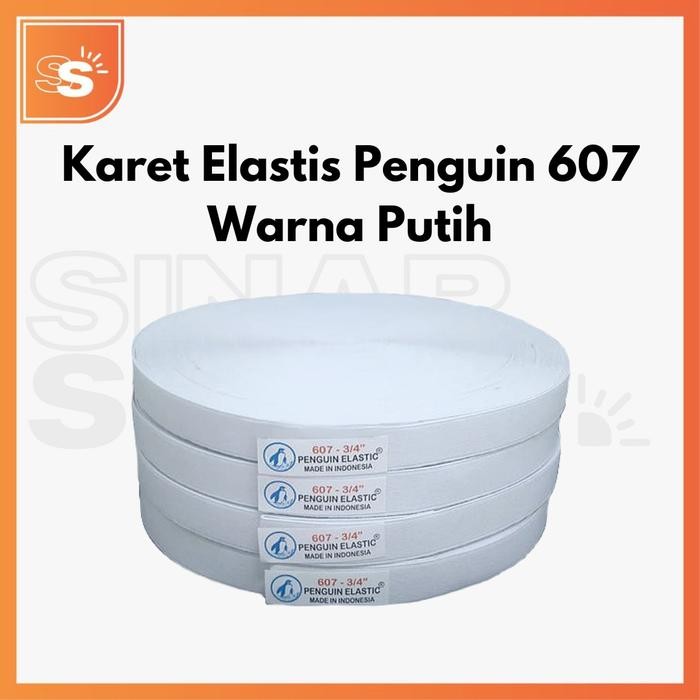 

Karet Elastis Penguin 607 Ukuran 2cm Warna Putih