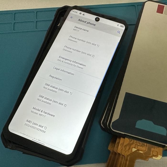 6.78" Original Oukitel iiiF150 R2022 LCD Display and Touch Screen Digitizer Assembly Replacement For