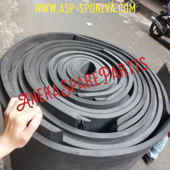 Hemat Spon Eva Ati 15Mm Spon Busa Ati Meteran Murah Hitam Sponge Eva Foam